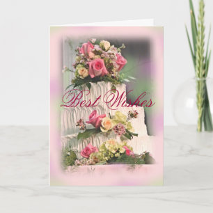 Carte personnaliser des meilleurs souhaits mariages
