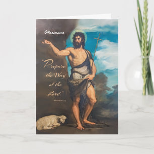 Carte Personnaliser la Fête de Saint Jean-Baptiste Prépa