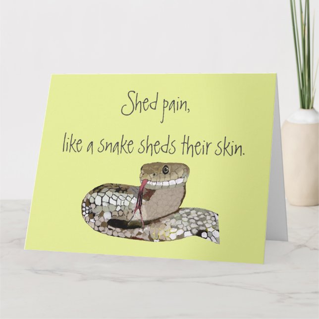 Carte Personnaliser la transformation des serpents (Devant)