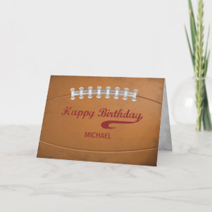 Carte Personnaliser le nom Anniversaire Grand Grunge Foo