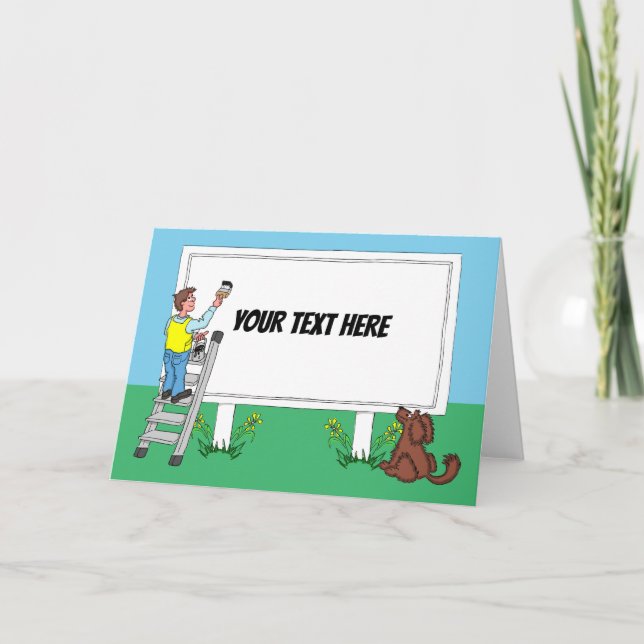 Carte Personnaliser le signe (Devant)