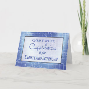 Carte Personnaliser Nom Graduation Ingénierie Félicitati