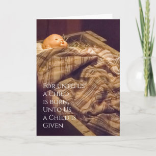 Carte Personnalisez-nous Enfant Nativité Nativité Noël