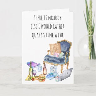 Carte Personne avec qui j'aimerais plutôt être en quaran