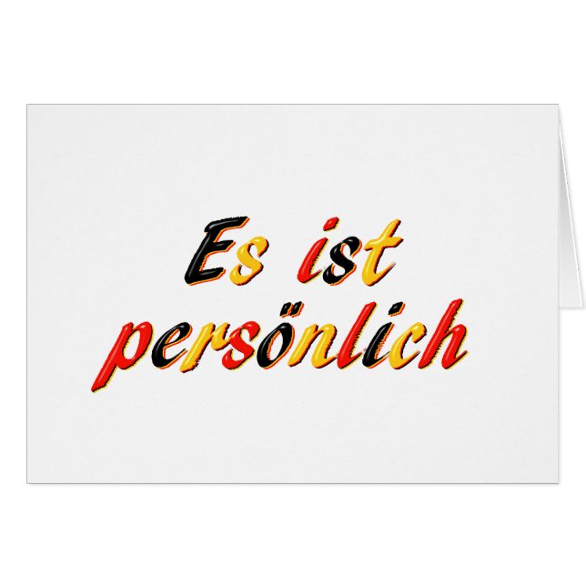 Carte personnelle (Devant horizontal)