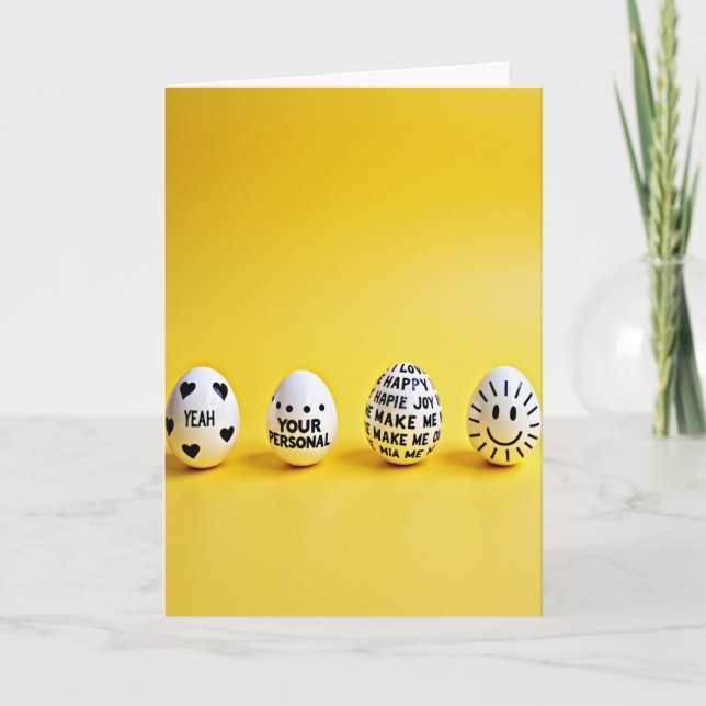 Carte personnelle de joie fébrile (Devant)