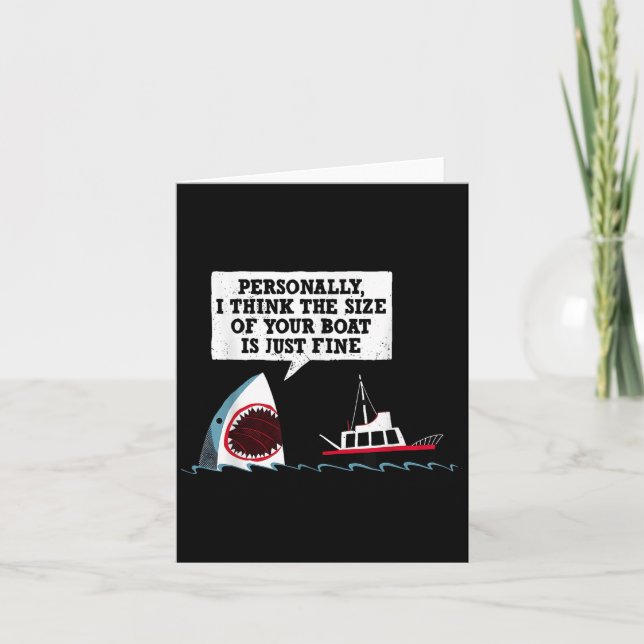 Carte Personnellement Je Pense Que La Taille De Votre Ba (Devant)