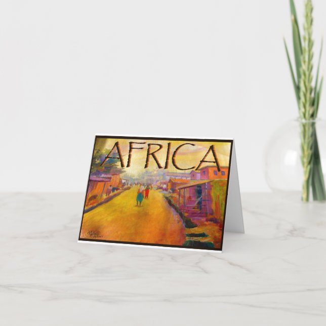 CARTE PERSONNES AFRICAINES PAR MOJISOLA A GBADAMOSI - (Devant)