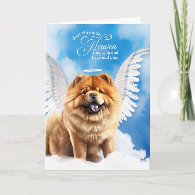 Carte Perte de chien Chow Chow Pet Sympathie (Devant)