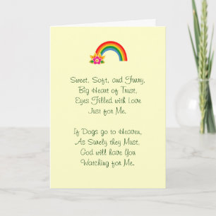 Carte Perte de la sympathie du chien