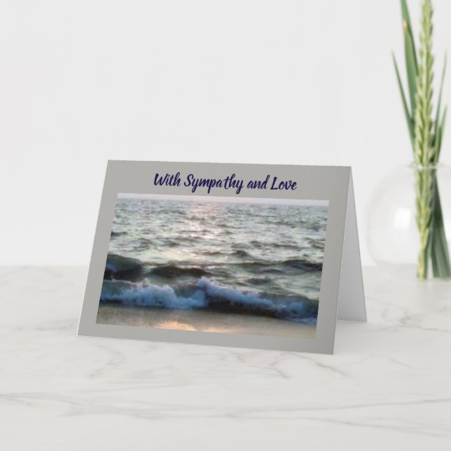 CARTE ***PERTE DE VOTRE MÈRE*** AMOUR ET SYMPATHIE (Devant)