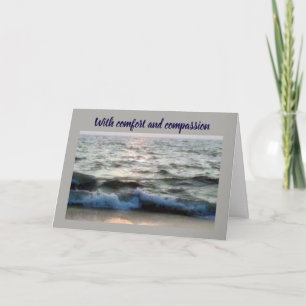 CARTE ***PERTE DE VOTRE PÈRE*** CONFORT/COMPASSION