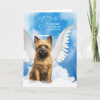 Perte d'un Cairn Terrier Chien Angel animal de com
