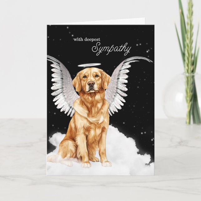 Carte Perte d'un chien Golden Retriever Pet Sympathie (Devant)