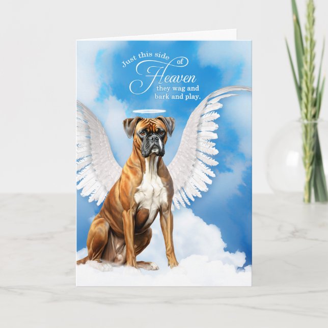 Carte Perte d'une boîte Chien Angel animal de compagnie  (Devant)
