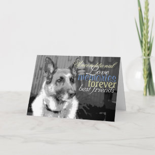 Carte Perte sympathique d'un animal de compagnie