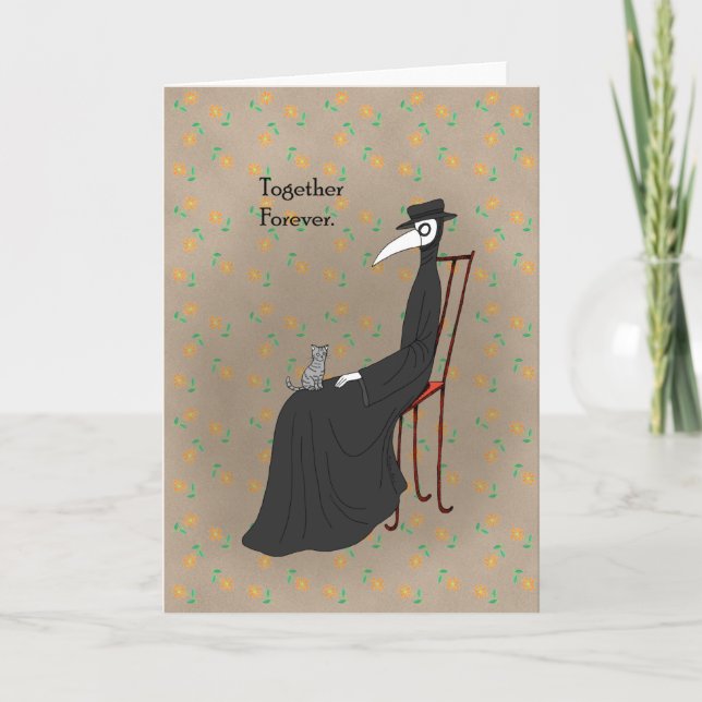 Carte Peste Doctor Love anniversaire Saint Valentin (Devant)