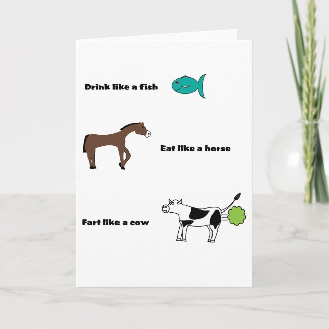 Carte Pet comme une Vache (Devant)