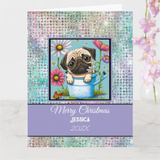 Carte Pet Pastel moderne sur mesure Noël
