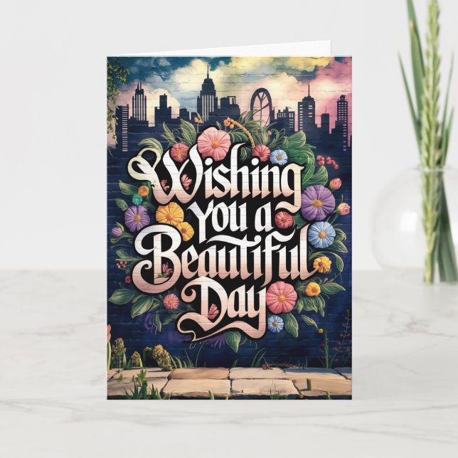 Carte Pétales Pastel (Devant)