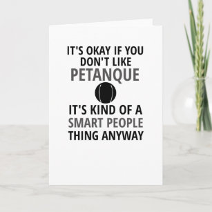 Carte Petanque Gifts   Petanque Lover Petanque Player