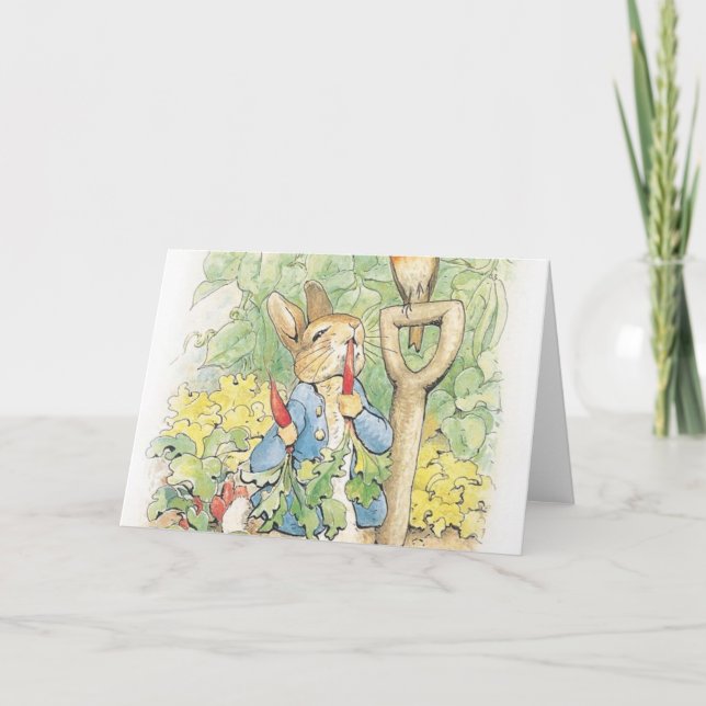Carte Peter Rabbit Dans Le Jardin - Beatrix Potter (Devant)