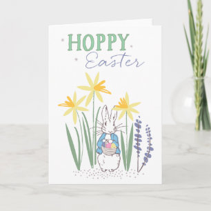 Carte Peter Rabbit Pâques Hoppy