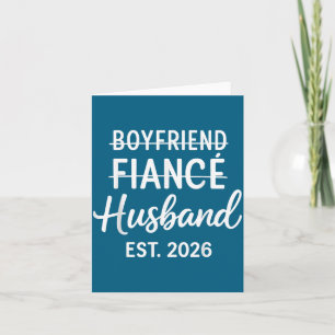 Carte Petit Ami Fiancé Marié Marié Mariage Drôle