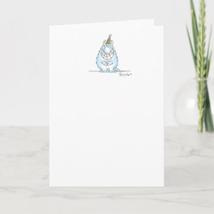 Carte PETIT anniversaire de MONSTER