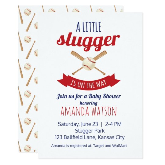 Carte Petit baby shower de cogneur