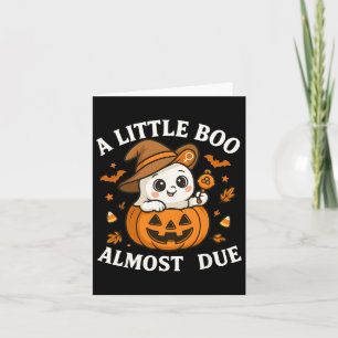 Carte Petit Bois Est Presque Dû Halloween Grossesse Reve