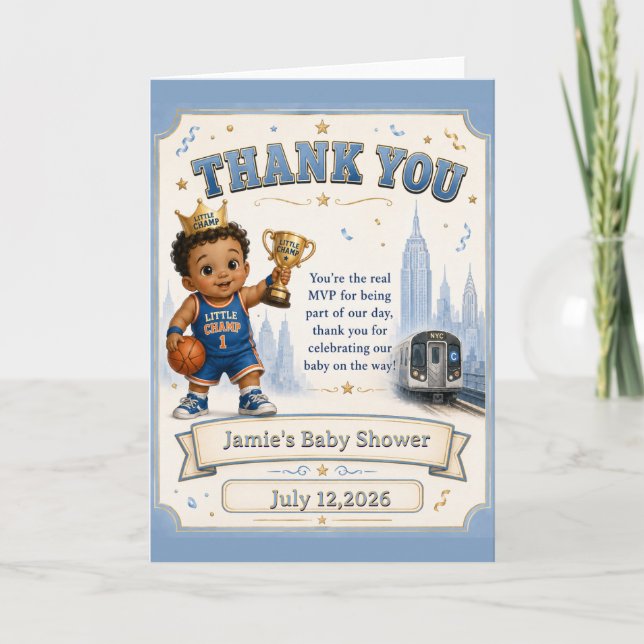 Carte Petit Champion Merci (Devant)