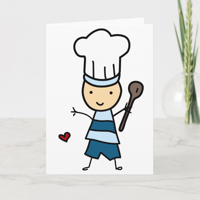 Carte Petit Chef Garçon (Devant)