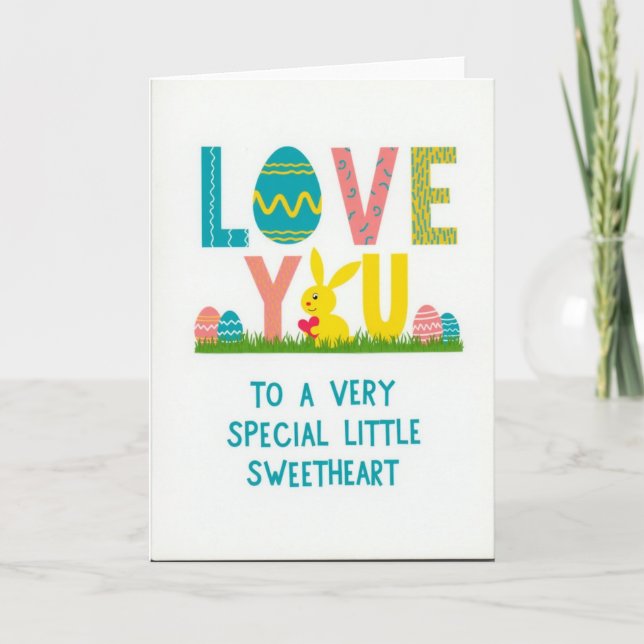 Carte Petit Cœur Je T'Aime (Devant)