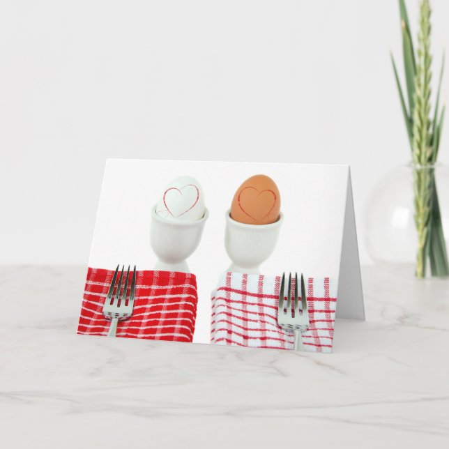 Carte Petit déjeuner d'anniversaire pour conjoint (Devant)