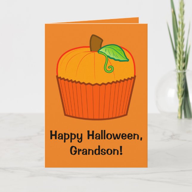 Carte Petit-fils heureux de Halloween (Devant)