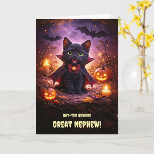 Carte Petit-fils ou arrière-neveu Joyeux Halloween