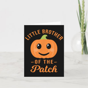 Carte Petit Frère Du Citrouille De Patch Halloween T Sh