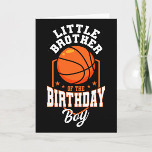 Carte Petit Frère Du Thème Sketll De Garçon D'anniversai