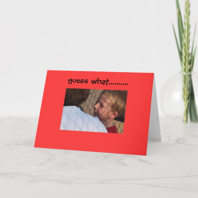 CARTE PETIT GARÇON ROULE À L'OREILLE DE GRANMA.... (Devant)