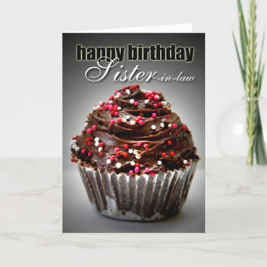 Carte Petit Gateau D Anniversaire Pour Ma Belle Soeur Zazzle Fr