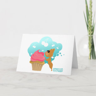 Carte Petit gâteau Frenchie