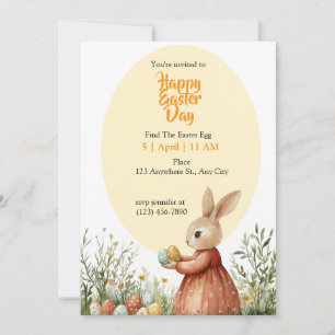 Carte Petit Lapin et les Œufs de Pâques