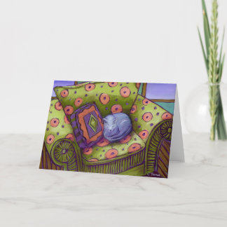 Carte Petit somme de chat
