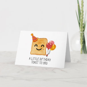 Carte Petit toast d'anniversaire pour vous