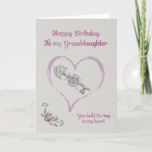 Carte Petite-fille de joyeux anniversaire
