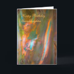 Carte Petite-fille de joyeux anniversaire - écorce<br><div class="desc">Série naturelle de textures
Un plan rapproché de l'écorce de l'arbre d'eucalyptus,  dans le style des impressionnistes. Le brillant tacheté du soleil d'après-midi accentue les couches multicolores de l'écorce comme il naturellement des peaux et s'écaille.




Code d'image : hrcol151</div>