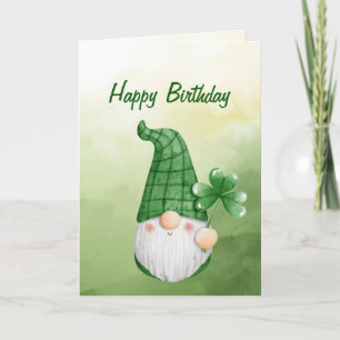 Carte Petite Gnome Lucky Anniversaire Voeux