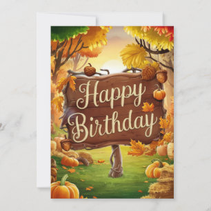 Carte Petite Mûte Feuille d'érable automne automne heure