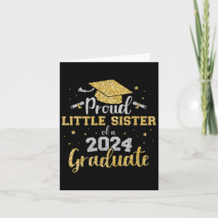 Carte Petite Soeur Cl De 2024 Graduate Graduatio Senior